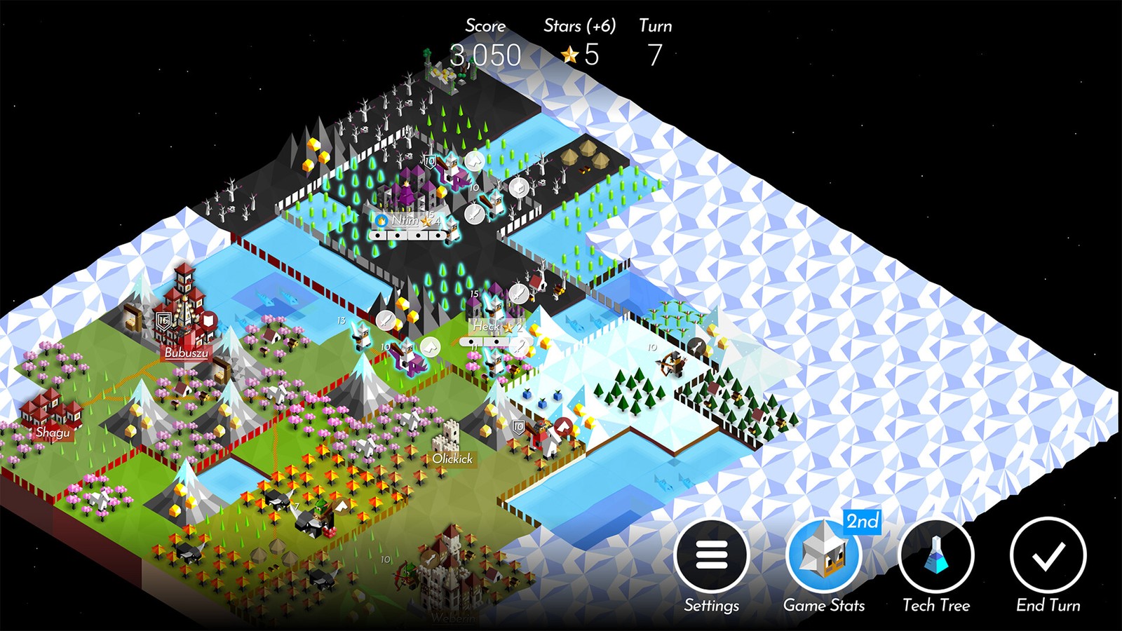 Captura 3 de The Battle of Polytopia